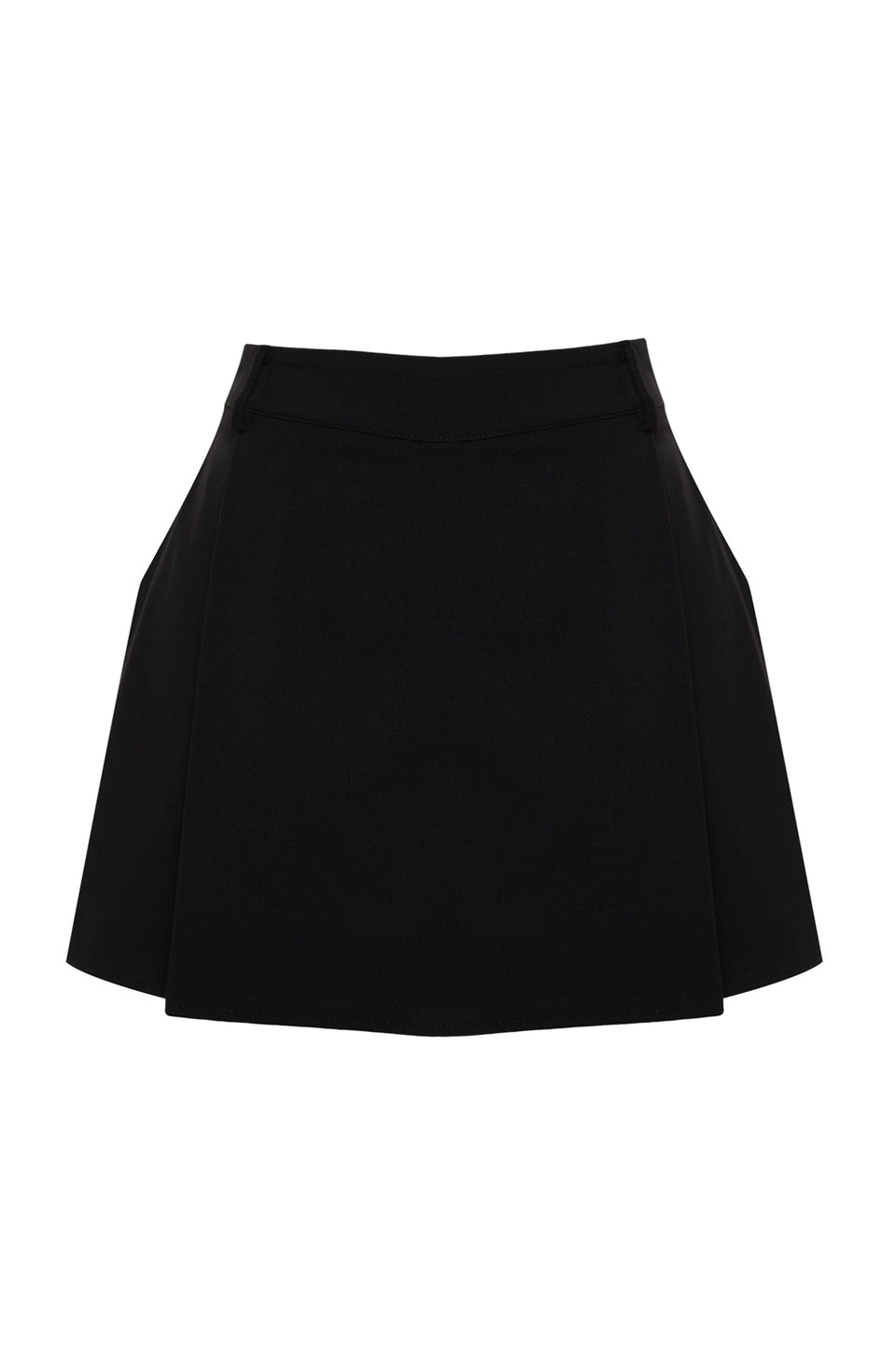 Premium Quality Pleated Woven Shorts Skirt TWOAW24SR00034