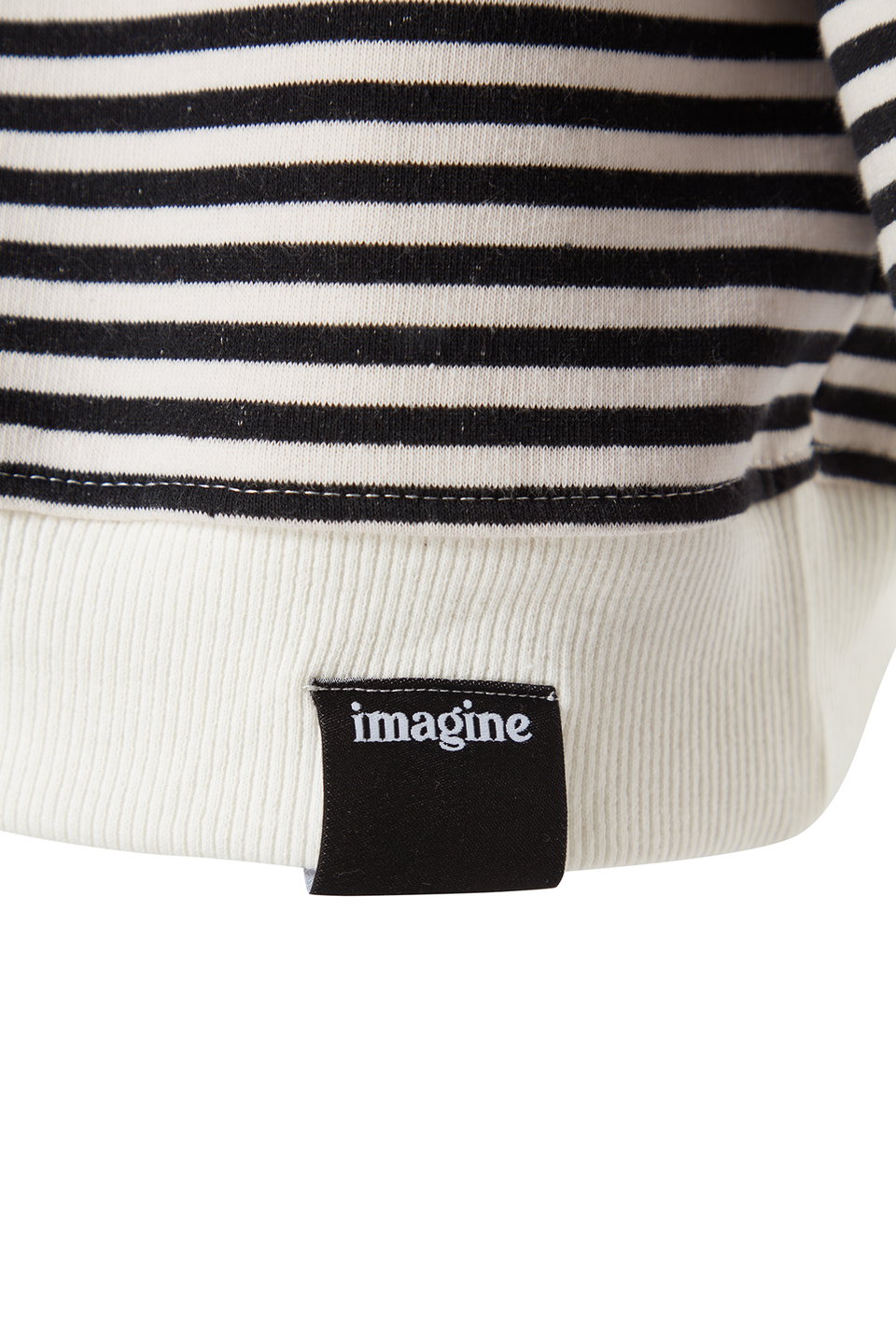 Oversize/Wide Cut Striped Fleece Inside/Warm Sweatshirt TMNAW24SW00065