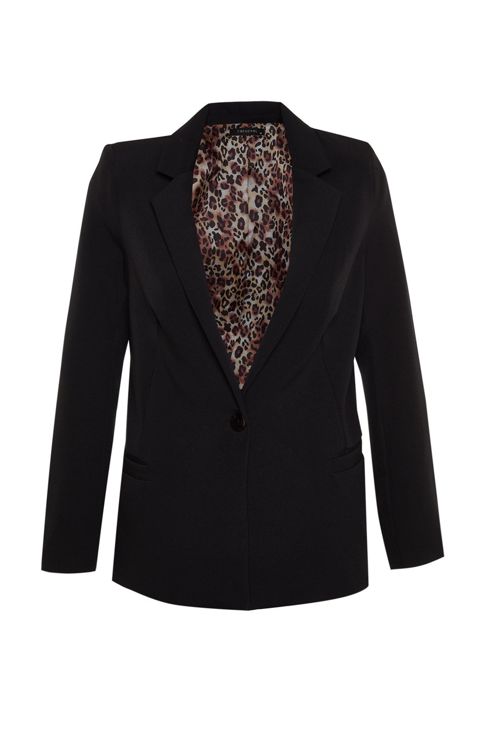 Regular Lined Detailed Woven Blazer Jacket TWOAW20CE0316