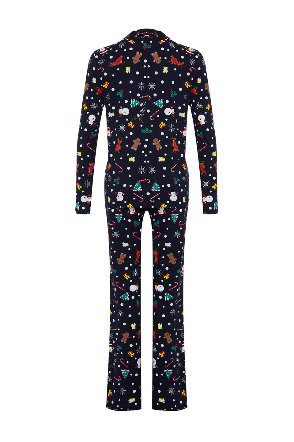 100% Cotton Winter Themed Knitted Pajama Set THMAW22PT1212