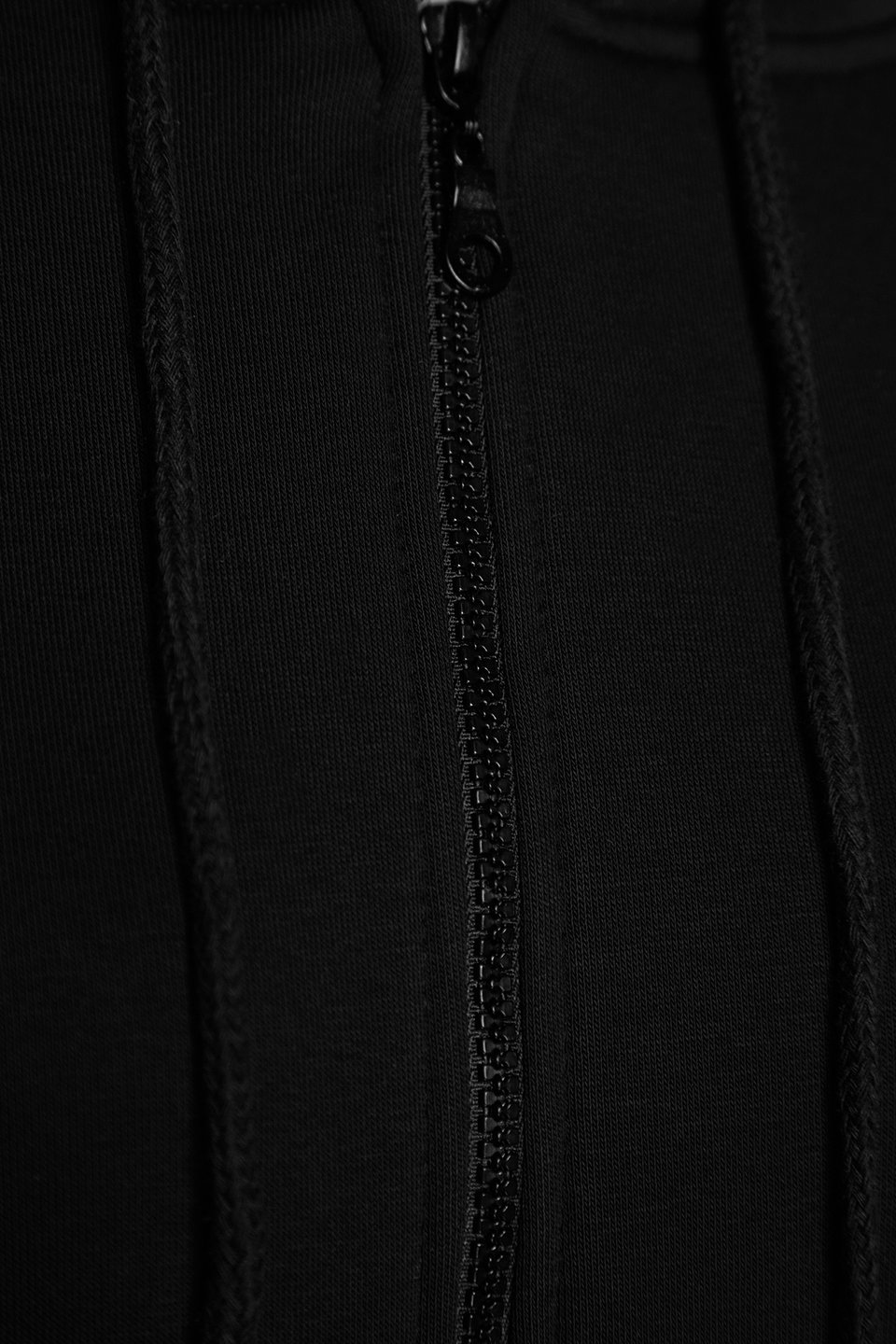 Oversize/Comfortable fit Basic Hood with Zippered Fleece Inside Knitted Sweatshirt TWOAW24SW00188.