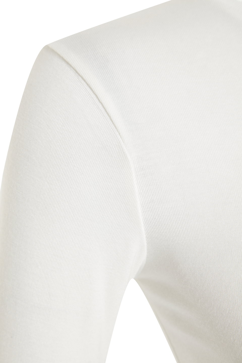 Premium Soft Fabric Viscose Crew Neck Crop Flexible Knitted Blouse TWOAW24BZ00116