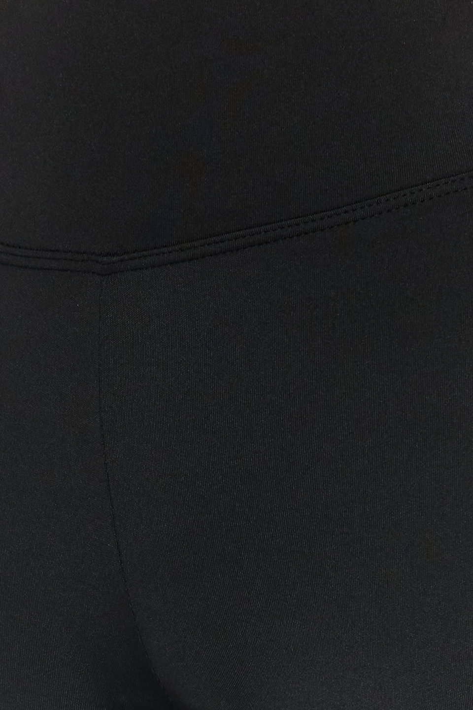 Wide Waist Elastic Extra Compression Full Length Knitted Sports Leggings TWOAW21TA0029