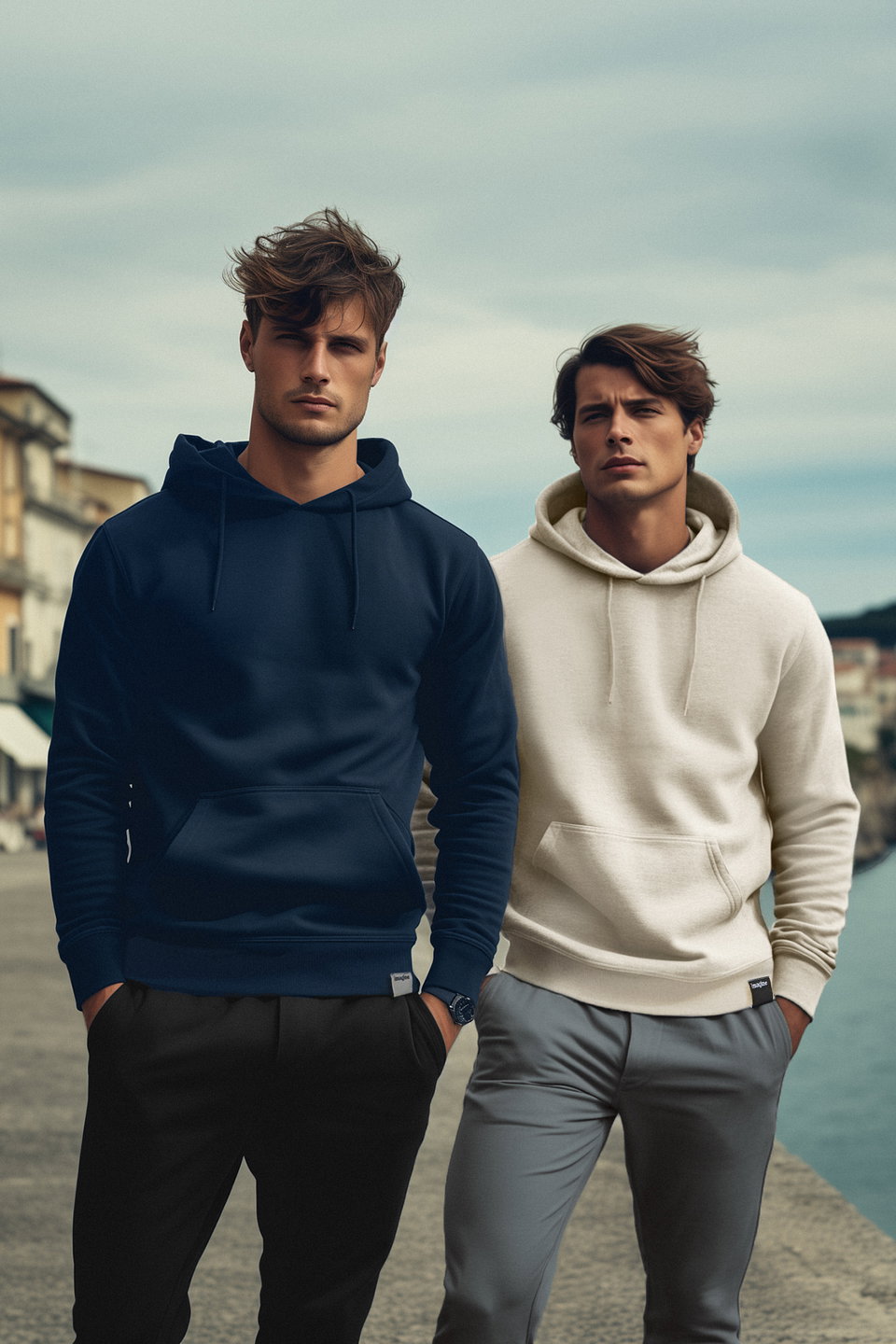 2-pack hooded regular fit fleece-lined sweatshirt tmnaw24sw00000