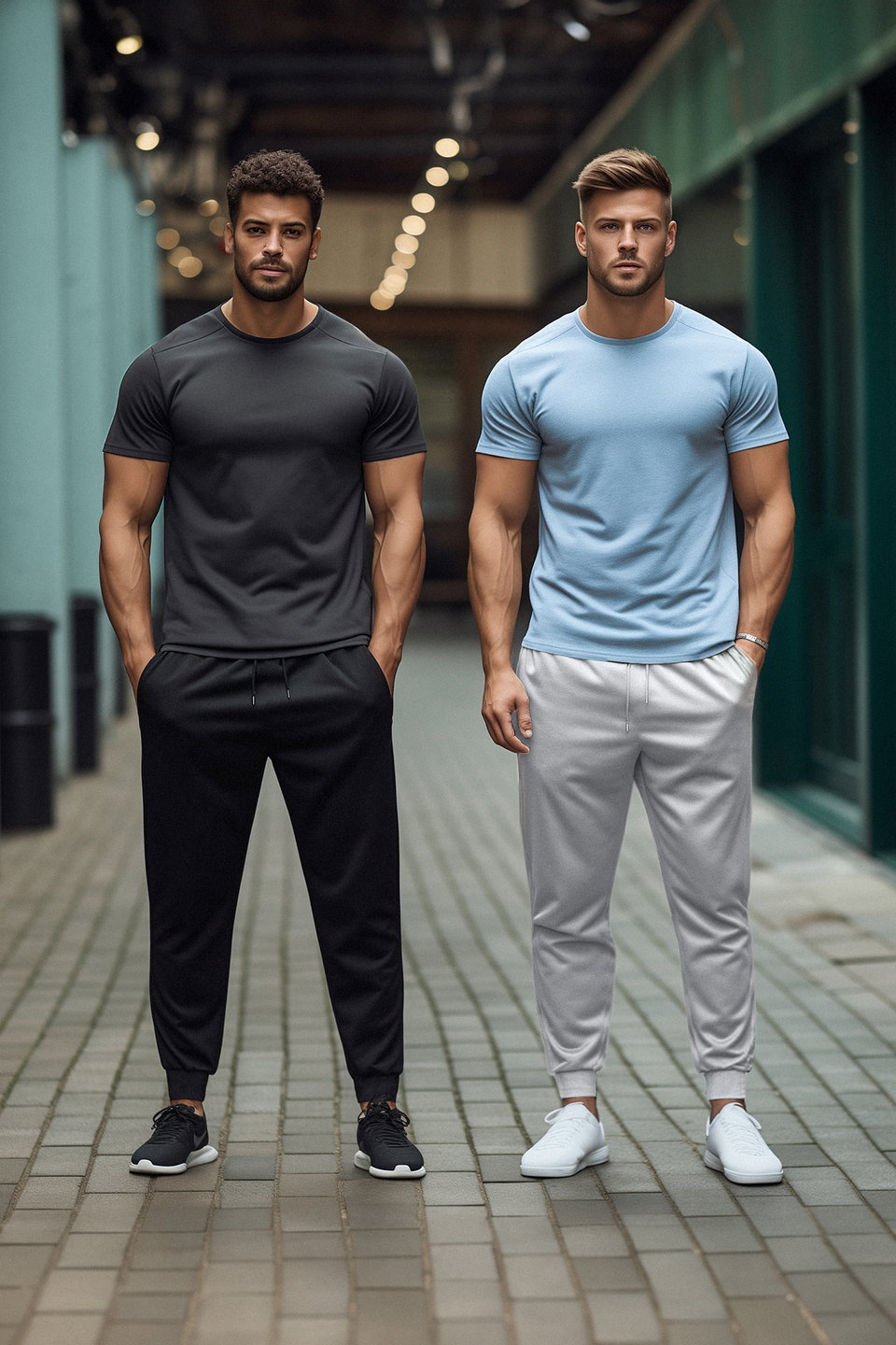 Regular/Normal Cut Elasticized Jogger 2 Pack Sweatpants TMNAW22EA0279