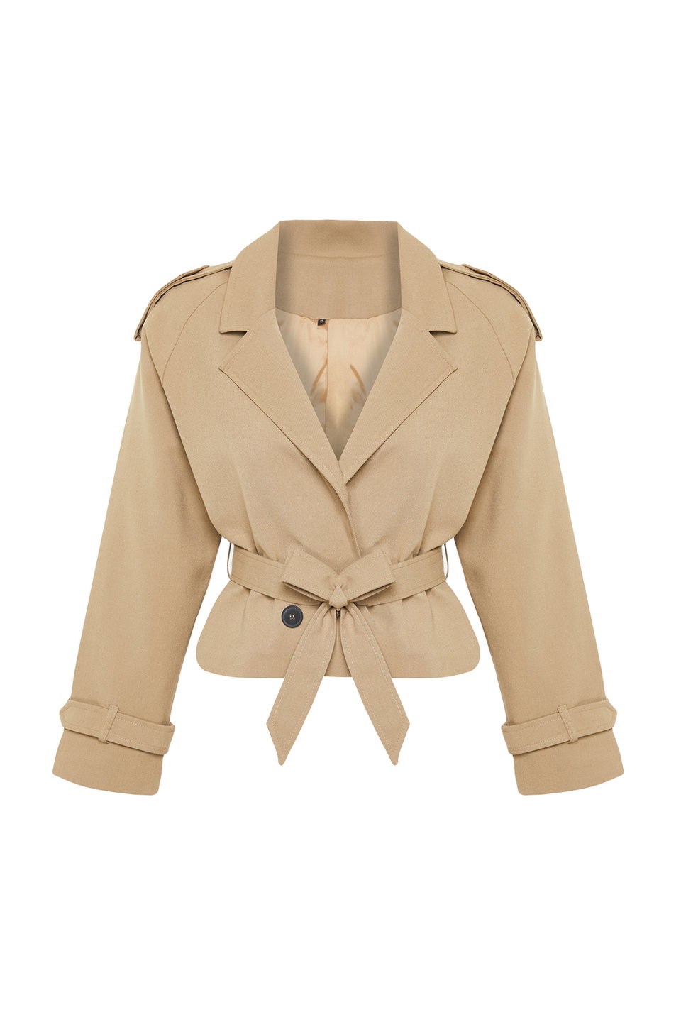 Premium Woven Crop Blazer Jacket TWOSS24BC00010