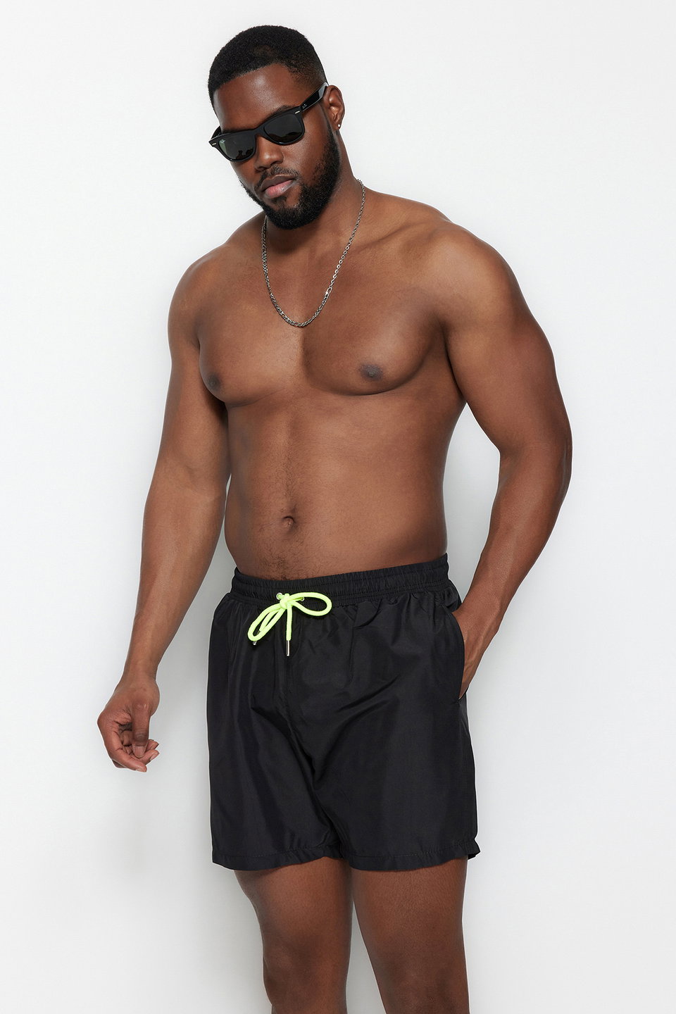 Plus Size Standard Fit Swim Shorts TMNSS24KD00000