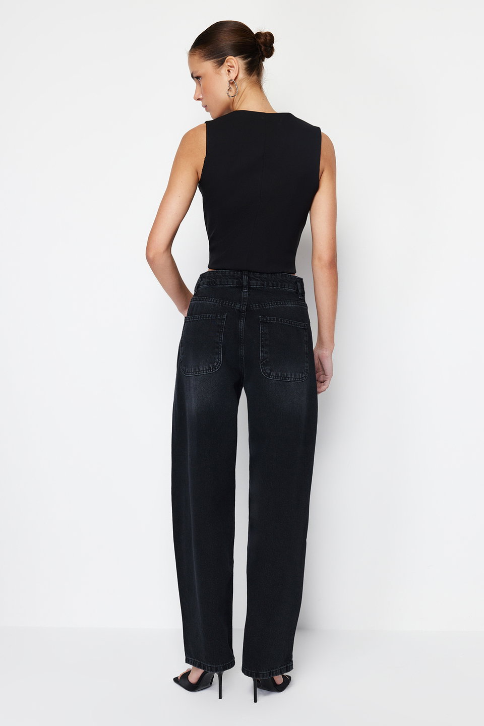 Low Waist Loose Baggy Jeans TWOSS24JE00038