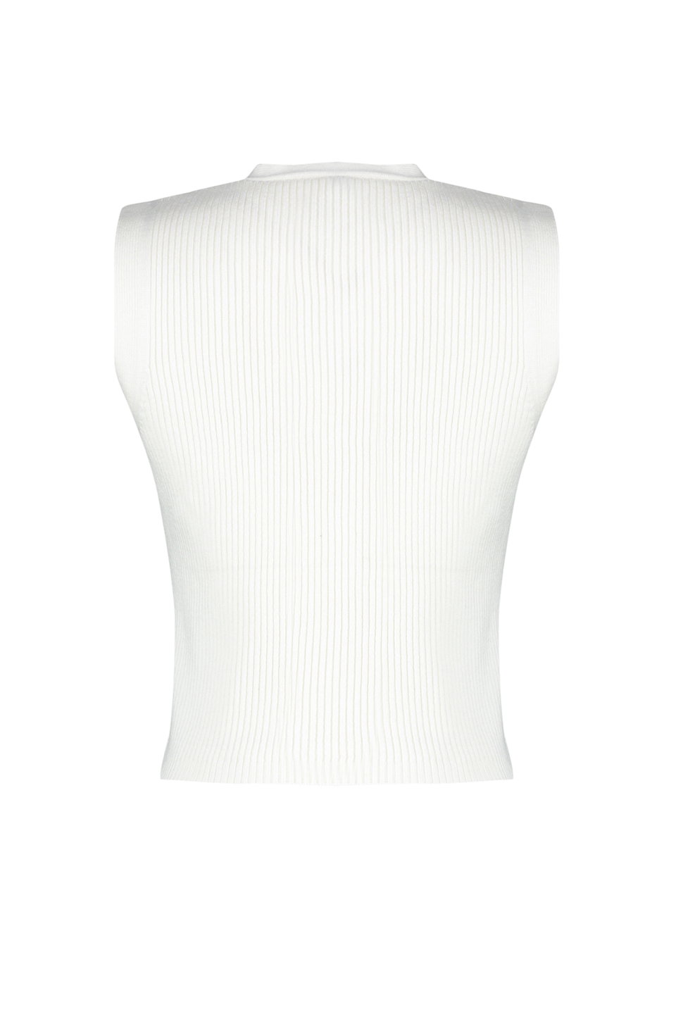 Premium Yarn / Special Yarn Crop Knitwear Vest TWOSS24BZ00258