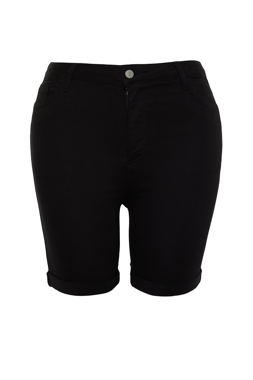 Colorless High Waist Flexible Skinny Shorts TBBSS24AP00011