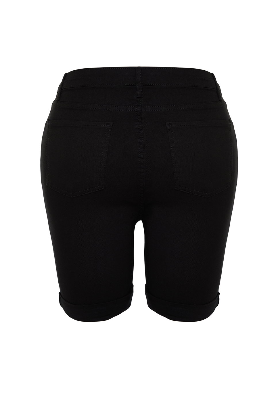 Colorless High Waist Flexible Skinny Shorts TBBSS24AP00011