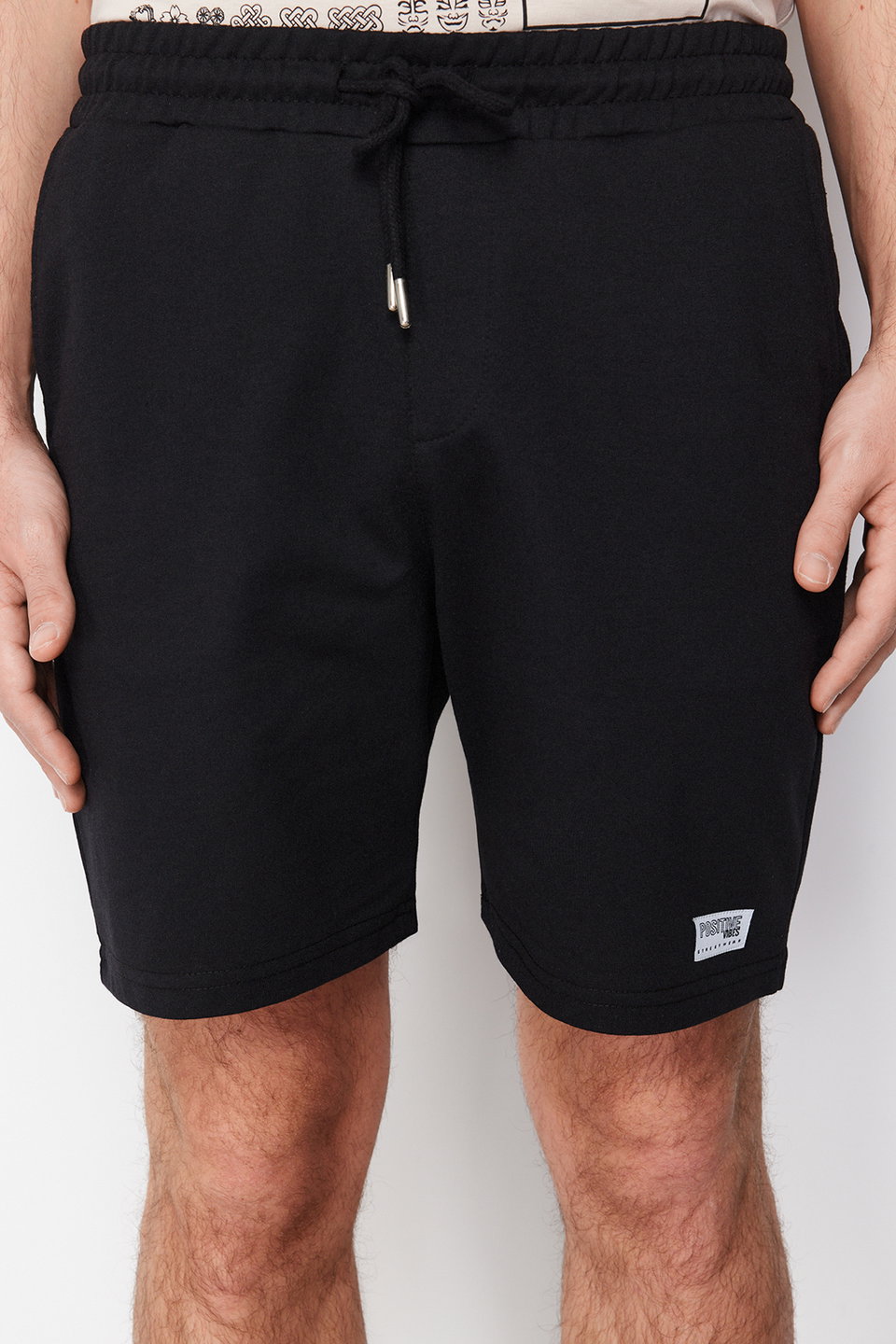 Regular Cut Label Appliqued Cotton Shorts TMNSS23SR00079