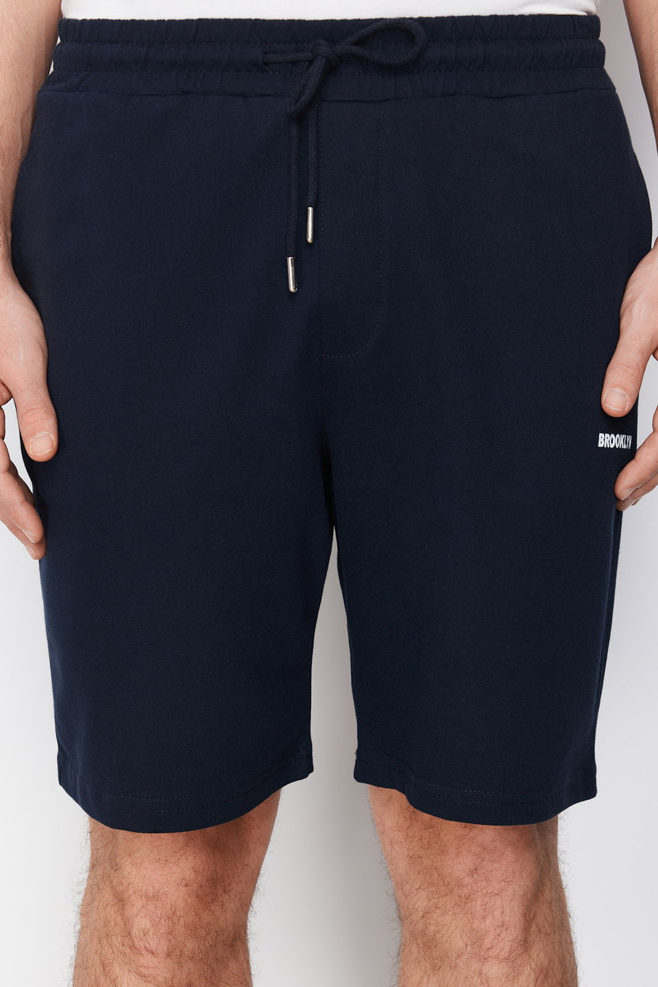Regular/Normal Cut Medium Length Text Printed Shorts TMNSS21SR0377