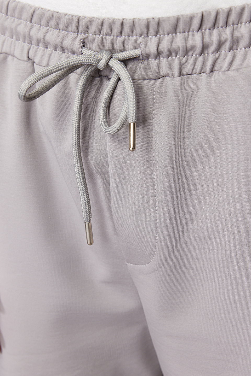 Oversize/Wide Cut Hidden Drawstring Elastic Waist Cargo Pocket Labeled Shorts TMNSS24SR00018