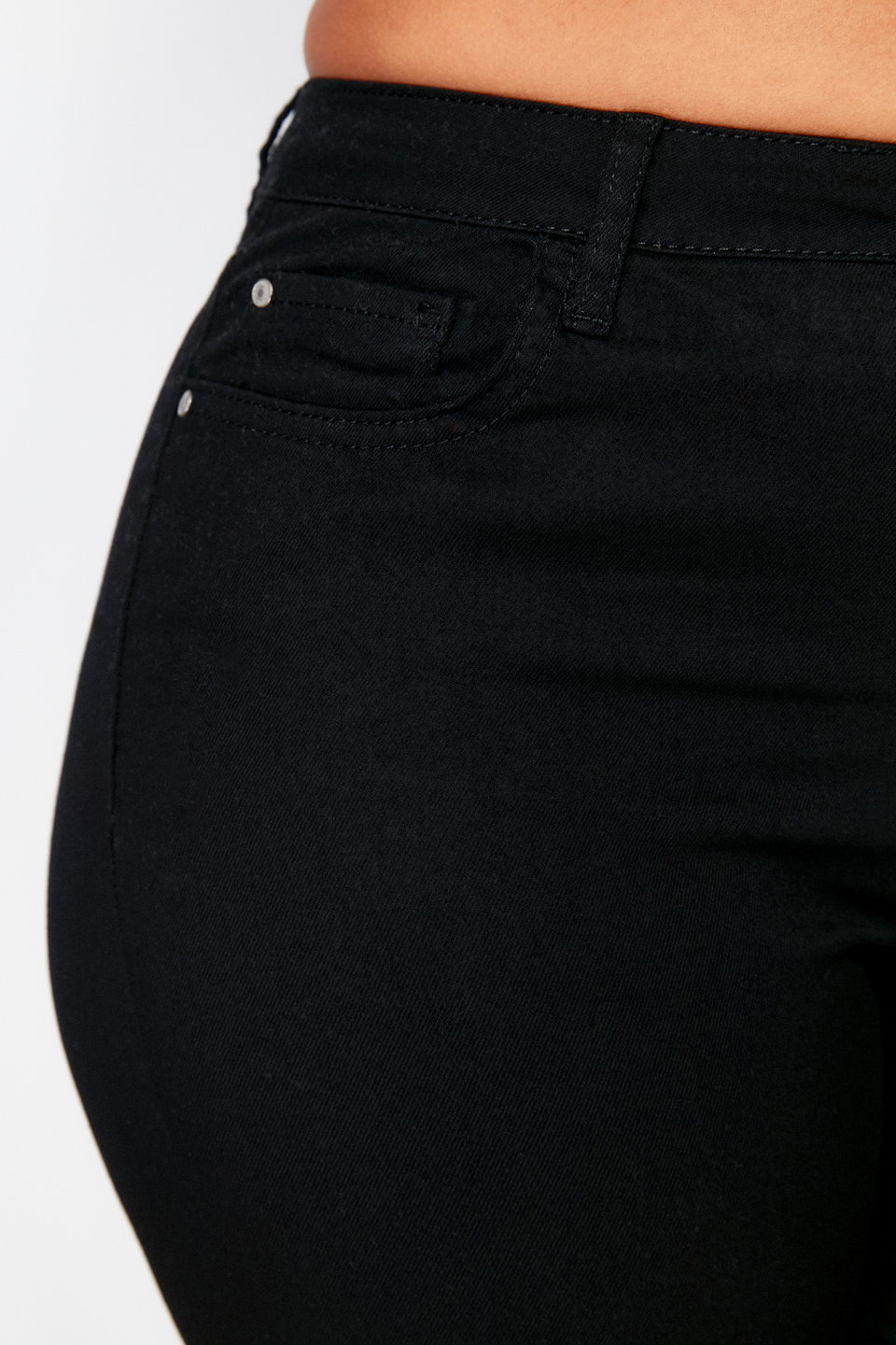 Colorless High Waist Flexible Skinny Shorts TBBSS24AP00011