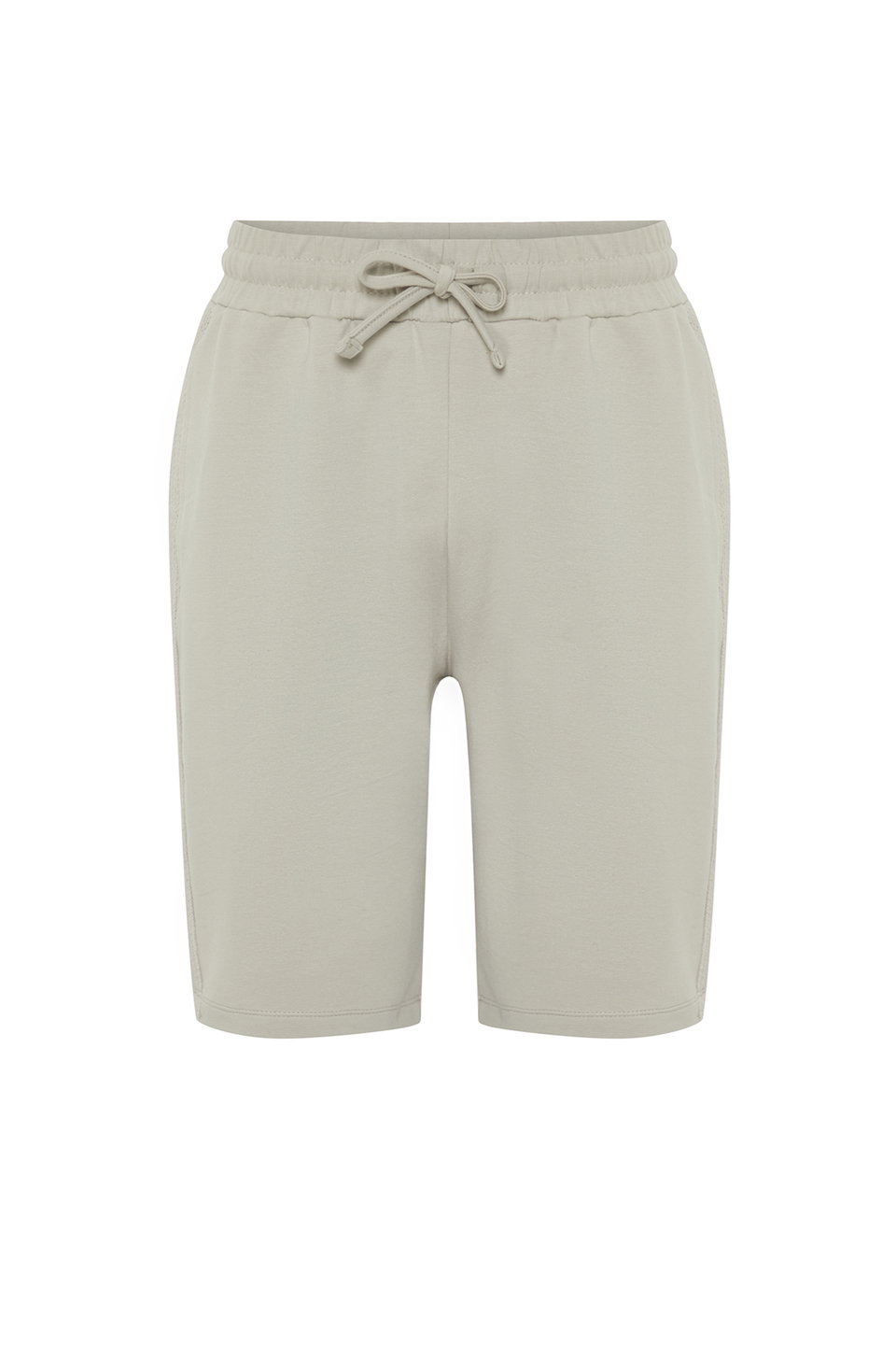 regular/normal cut limited edition knitwear-look piece detailed shorts & bermuda tmnss24sr00035
