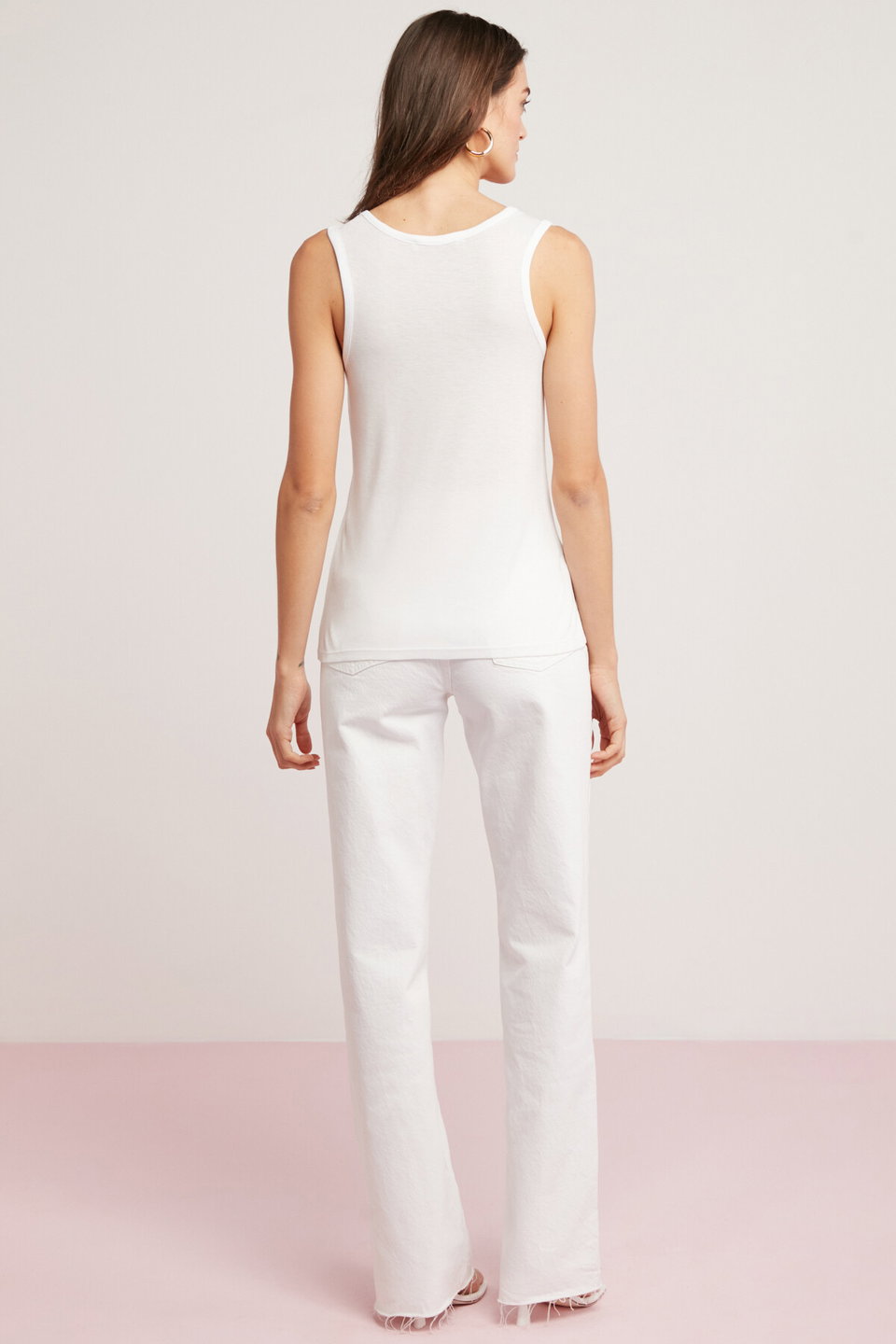 Lorraıne Women's Viscose Elastane Blend Lightly Draped Wide Strap Athlete