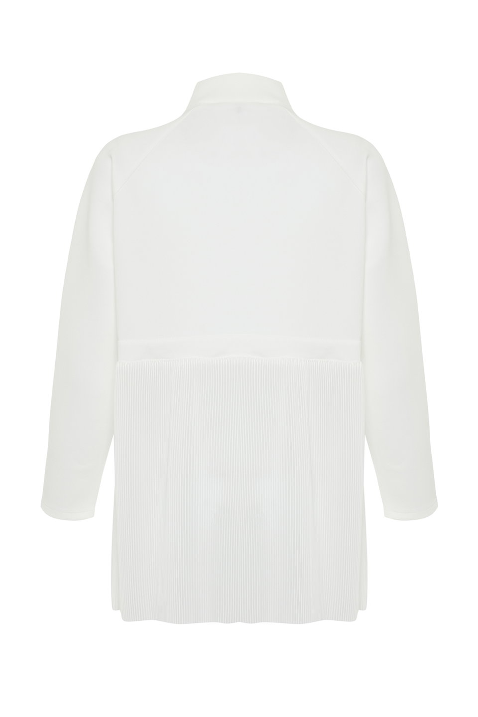 Diver/Scuba Pleated Zippered Woven Tunic TCTSS24UK00035