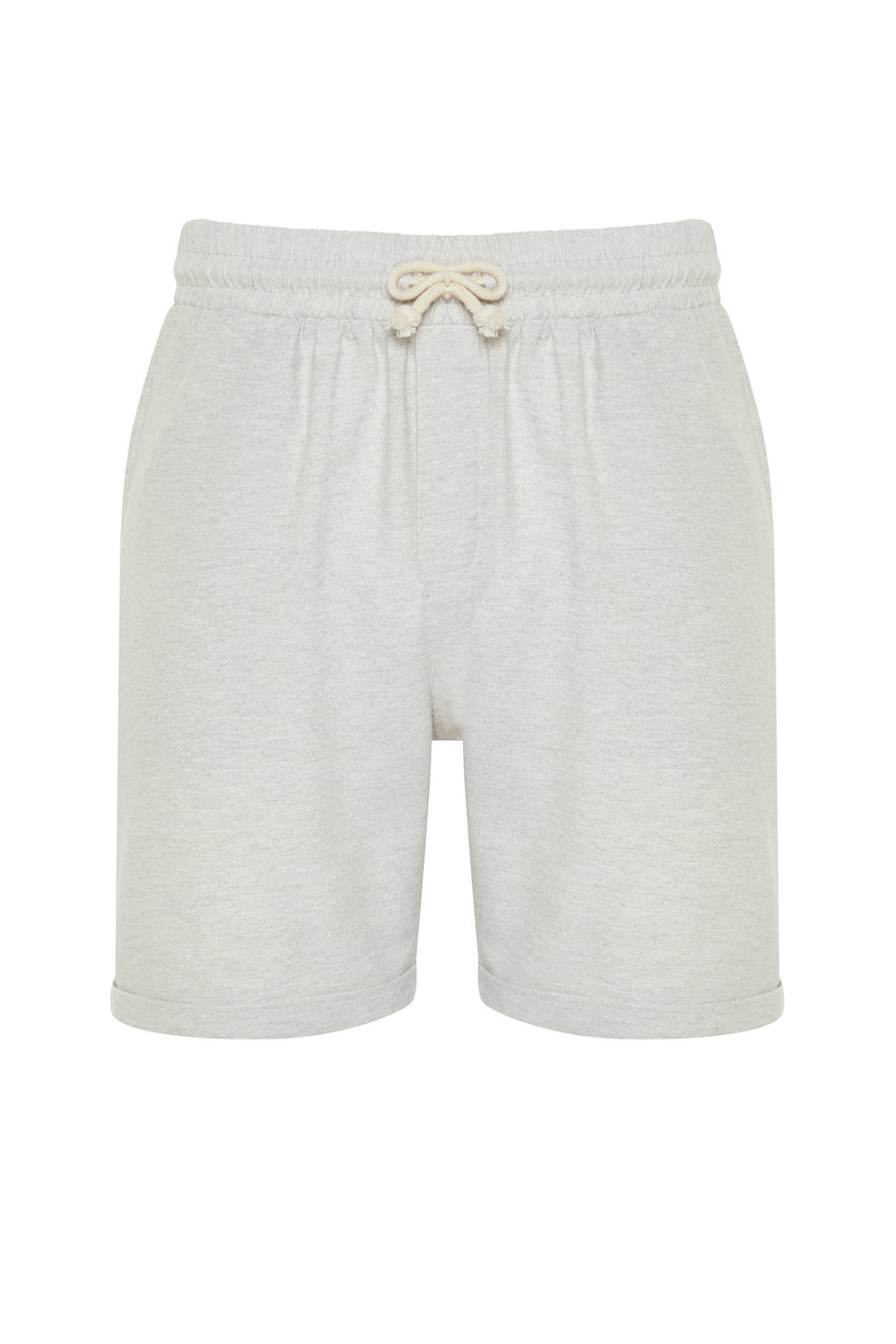 Regular Fit Elastic Waist Linen Look Short Shorts & Bermuda TMNSS22SR0020
