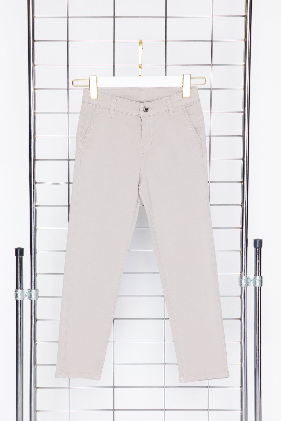 Boy Regular Cotton Flexible Adjustable Elastic Chino Woven Trousers TKDSS24PL00006