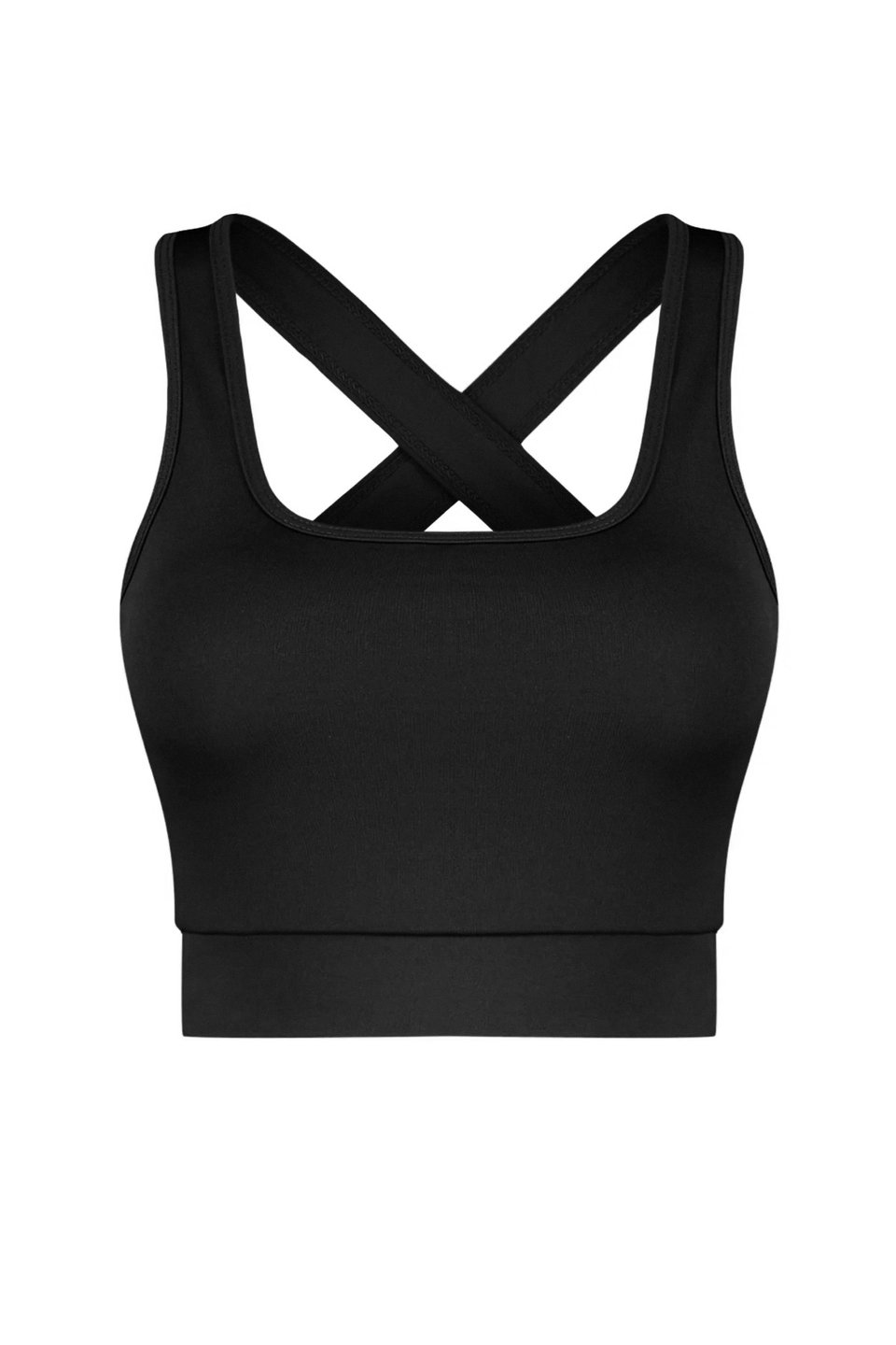 Supportive/Shaping Back Detail Thick Strap Knitted Sports Bra TWOSS22SS0040