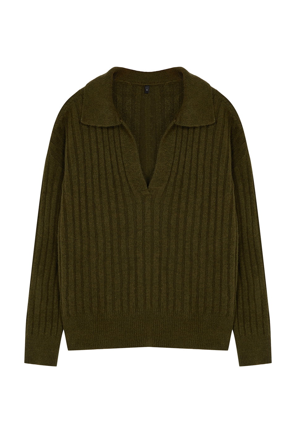 Soft Textured Polo Neck Knitwear Sweater TWOAW24KZ00678