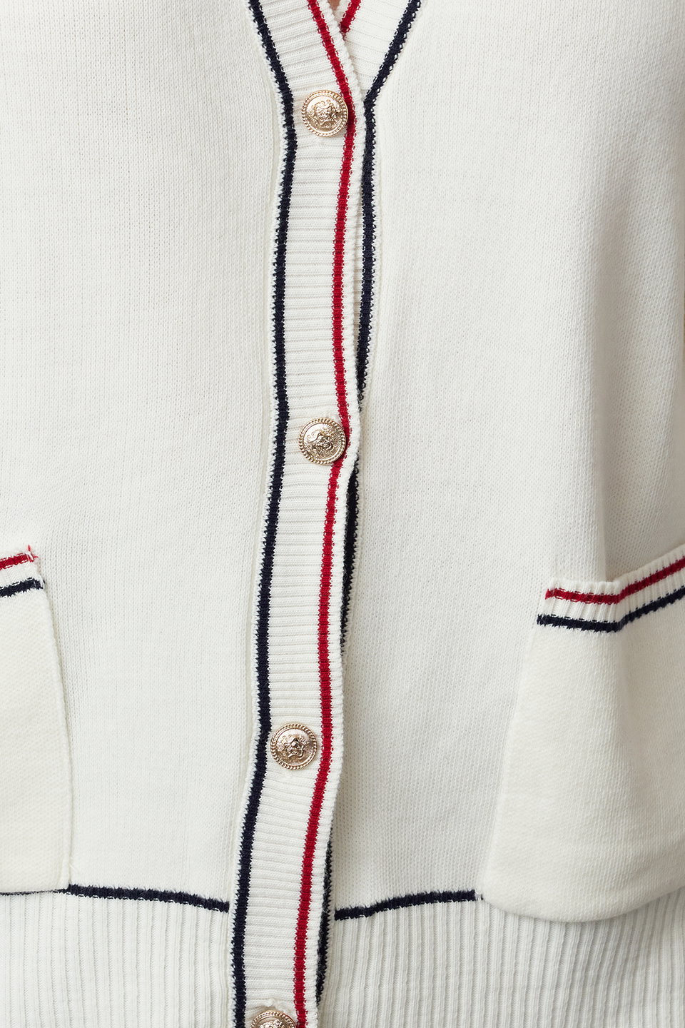 Stripe Detailed Knitwear Cardigan TBBAW24AV00012