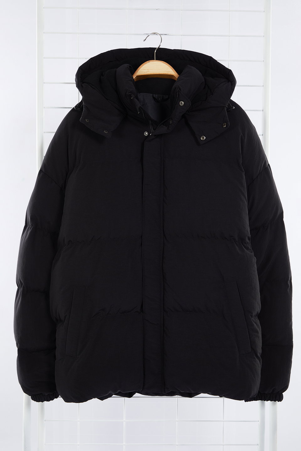 Men's Oversize Fit Hooded Taslan Winter Puffer Coat TMNAW25MO00005