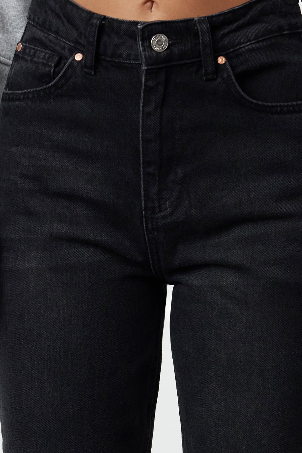 High Waist Straight Cut Straight Jeans Twoss23Je00089