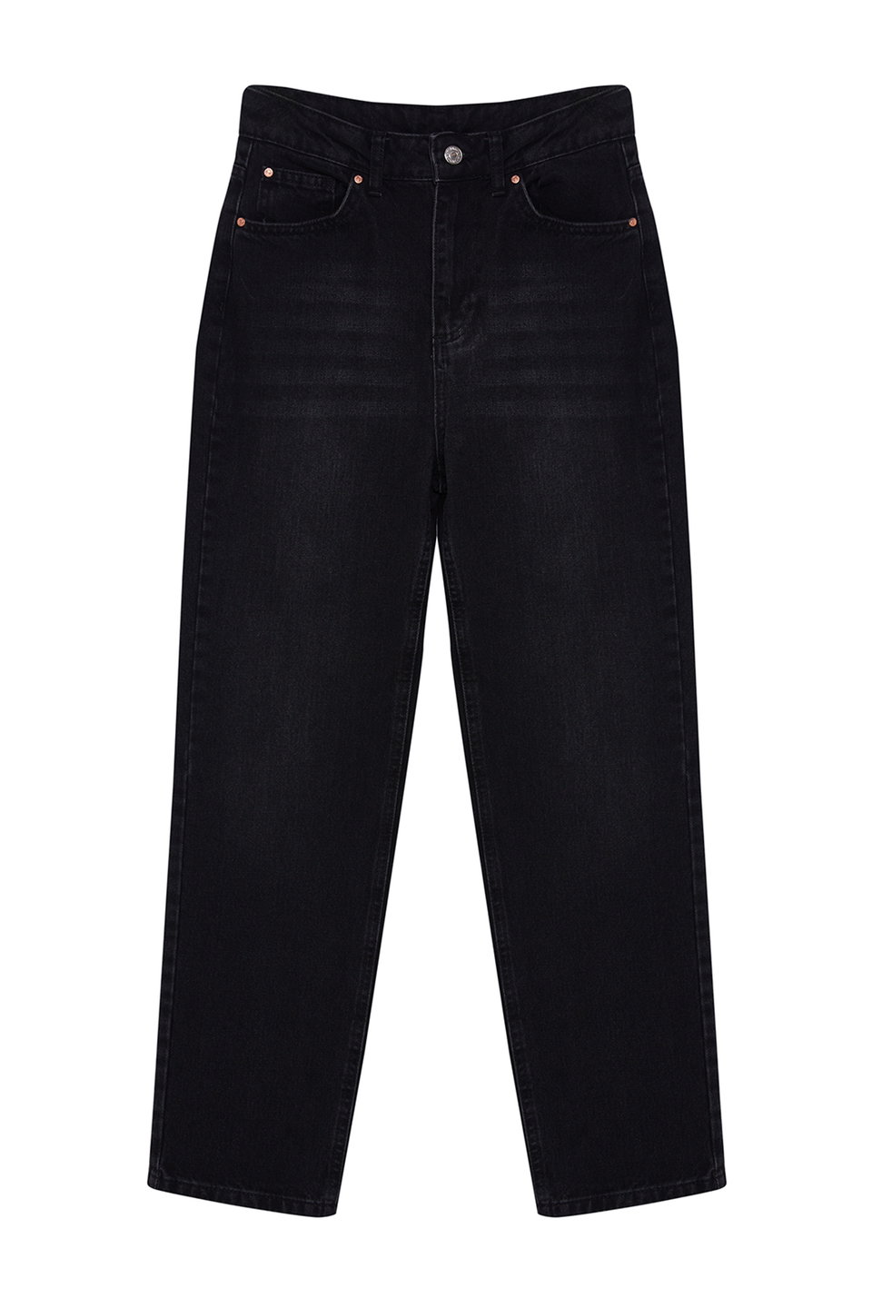 High Waist Straight Cut Straight Jeans Twoss23Je00089