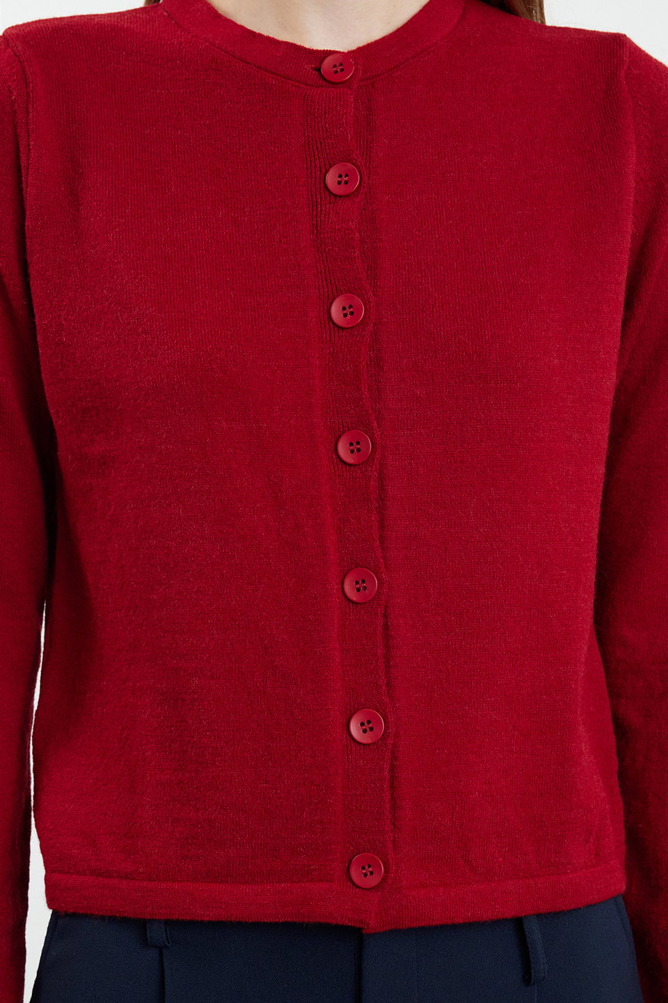 Woolen Jacket Look Knitwear Cardigan Twoaw25Hi00049