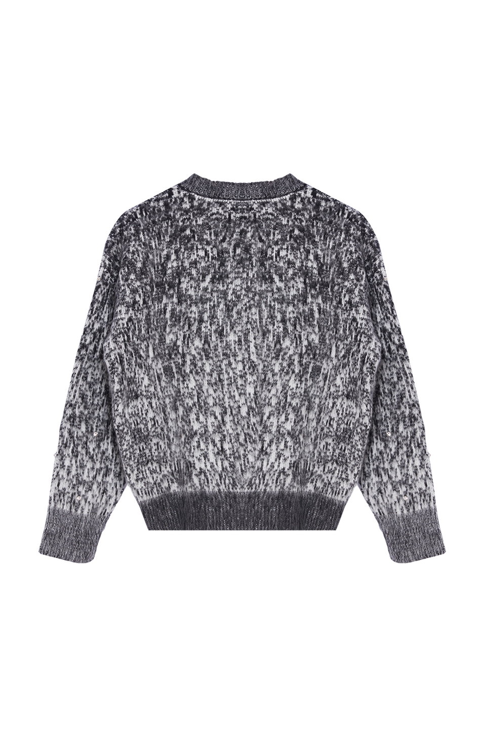 Button Detailed Soft Textured Patterned Jacket Look Knitted Cardigan TWOAW25HI00185