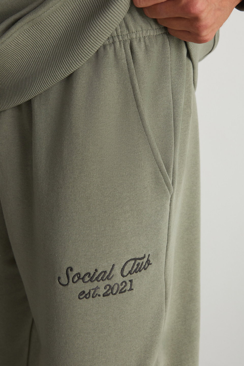GELMER Men's 100% Organic Cotton 3 Thread Tracksuit
