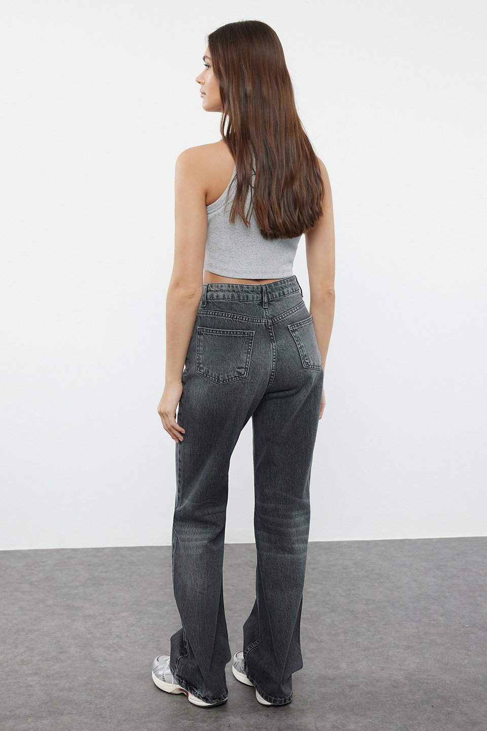 High Waist Wide Leg Wide Leg Jeans TWOAW25JE00101