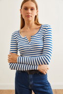 Thick Twill Saks Blue