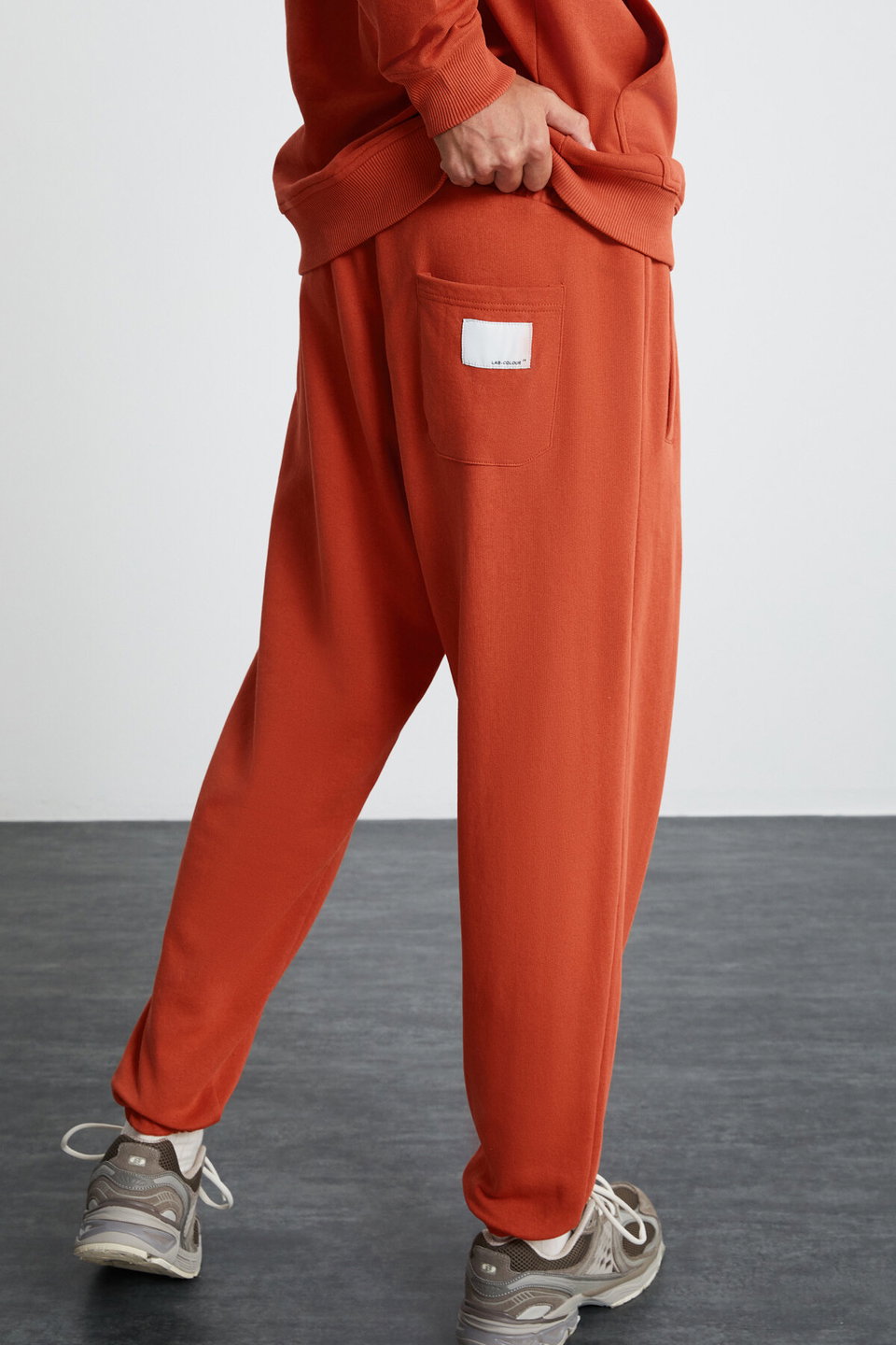 CALLUM Men's 3 Yarn Ribbed Warm Elastic Waist Sweatpants