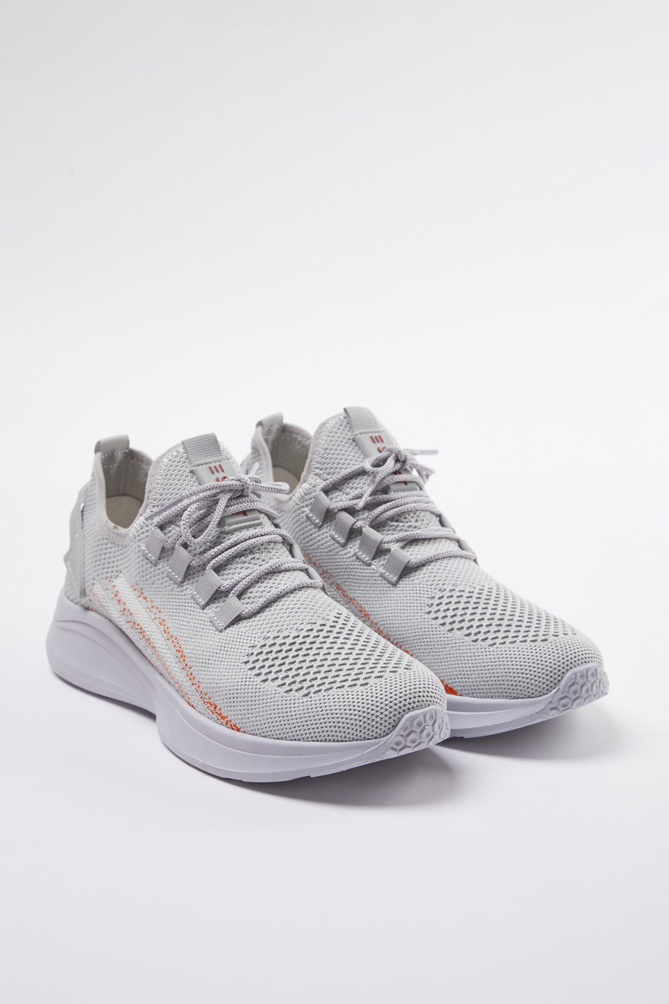 Knit Lace-Up Women's Walking Sneakers TAKAW25SN00049