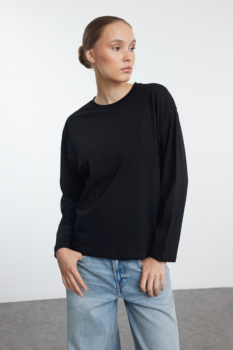 2-Pack 100% Single Jersey Oversize/Wide Cut Knitted T-Shirt TWOAW25TS00004