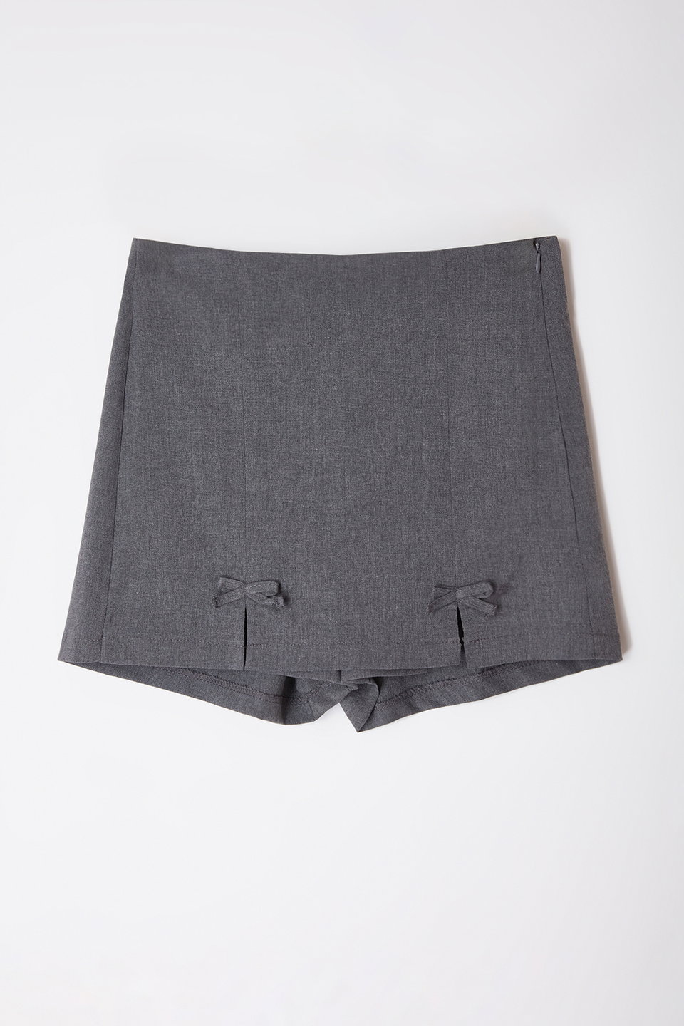 Bow Detailed Slit Mini Woven Shorts Skirt TWOAW25SR00021