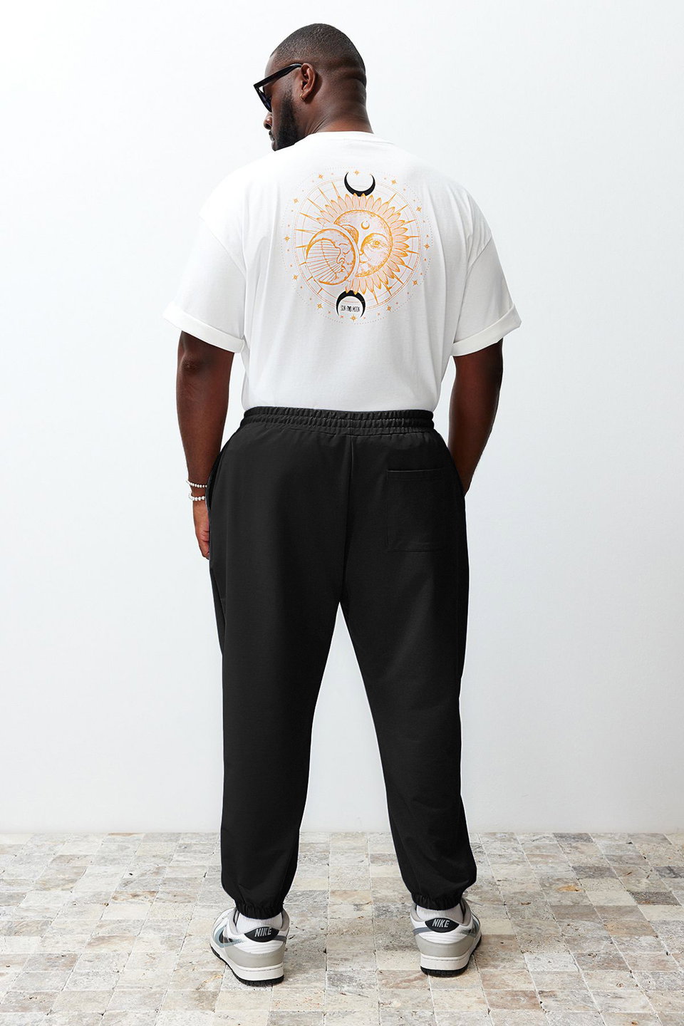 Plus Size Oversize Comfortable 100% Cotton Sweatpants TMNSS24AJ00001