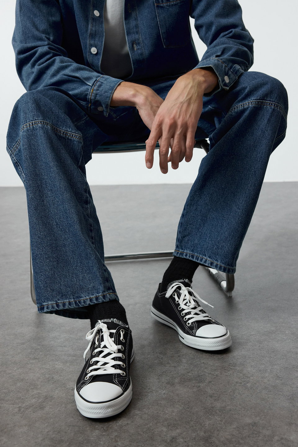 Lace-Up Flat Men's Sneakers TAKAW25SN00011