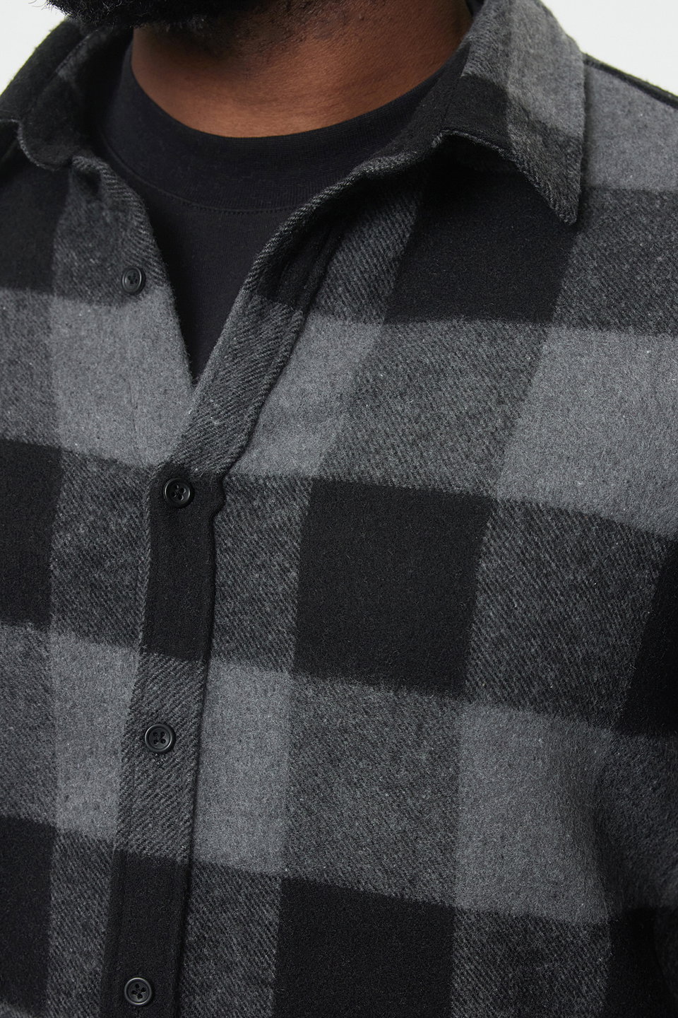 Plus Size Regular Fit Winter Plaid Lumberjack Shirt TMNAW25AX00008