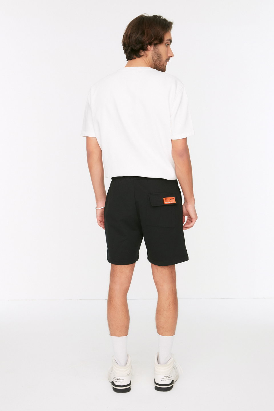 Regular Cut Medium Length City Printed Shorts TMNSS22SR0406