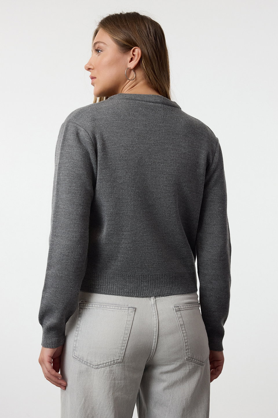 Basic Cardigan-Blouse Knitwear Cardigan TWOAW25HI00216