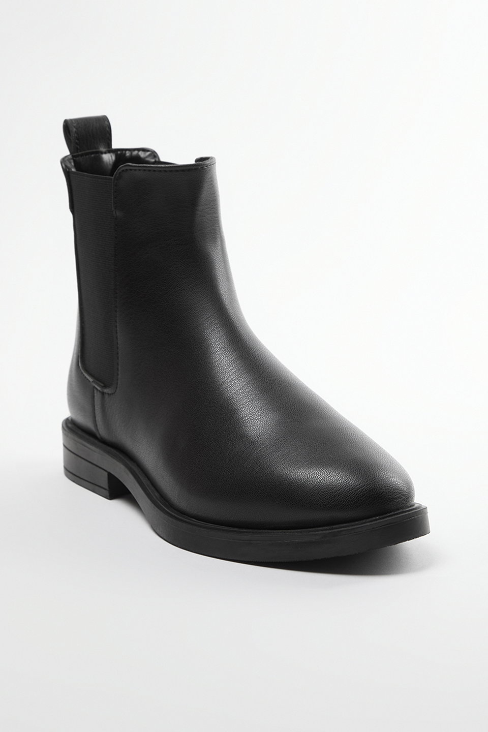 Short Flat Heel Elastic Chelsea Women's Boots TAKAW25BO00019