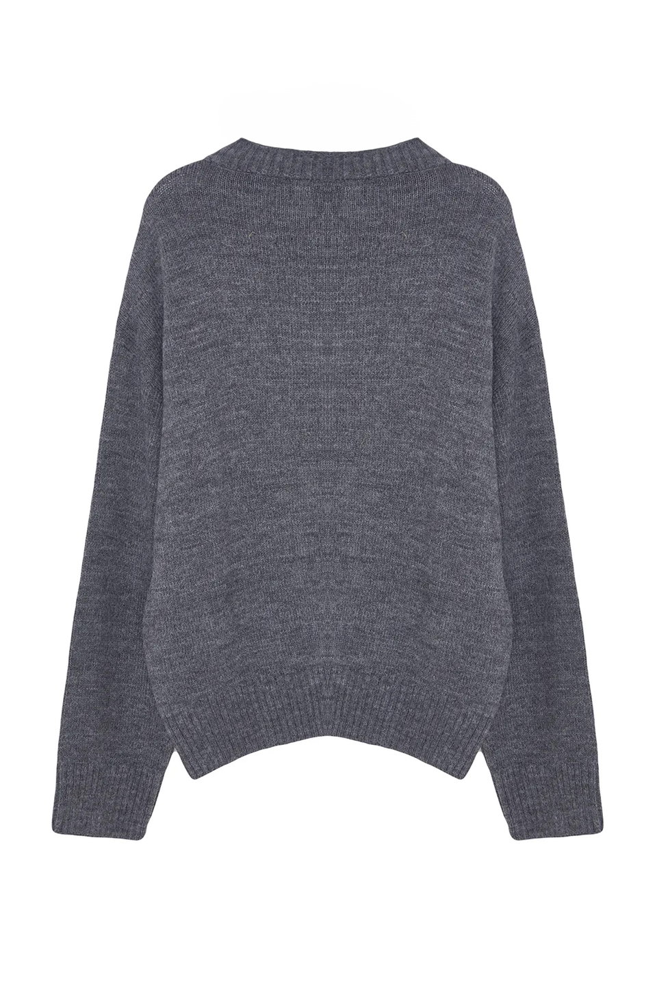 Wide Pattern Crew Neck Knitwear Sweater TWOAW25KZ00168