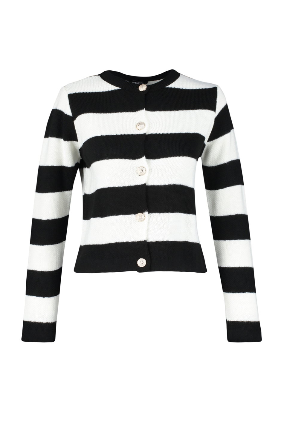 Striped Basic Jacket Look Knitwear Cardigan TWOAW24HI00091