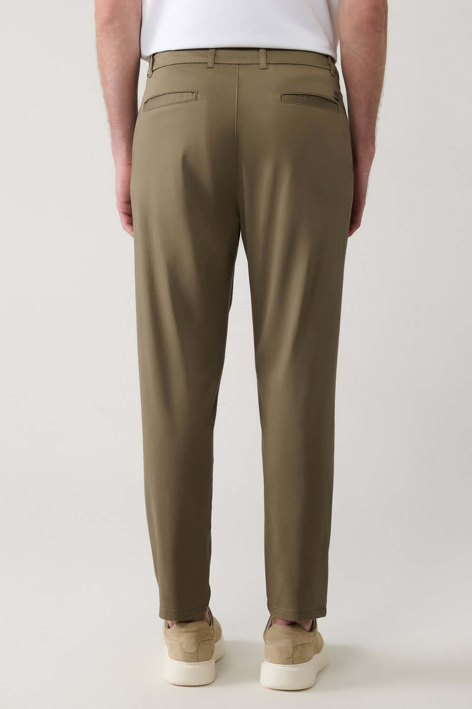 Men's Cotton Classic Waist Relaxed Fit Trousers A41Y3037