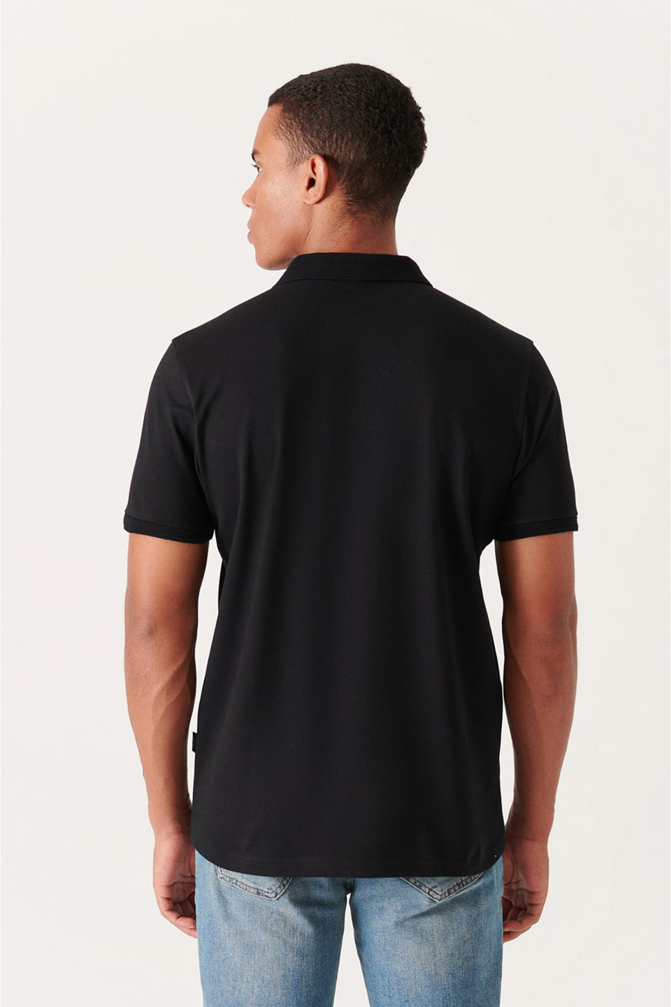 Men's 3 Button 100% Egyptian Cotton Polo Neck Regular Fit T-Shirt B001027