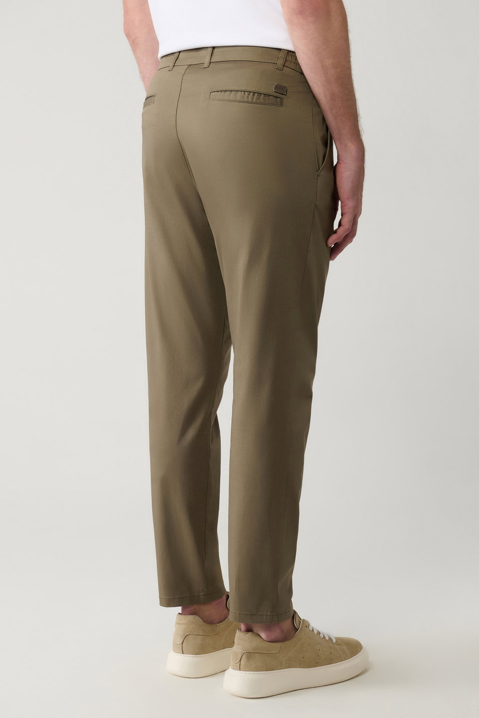 Men's Cotton Classic Waist Relaxed Fit Trousers A41Y3037